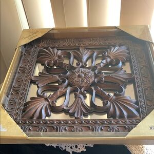 Ornate Brown Decorative Mirror
